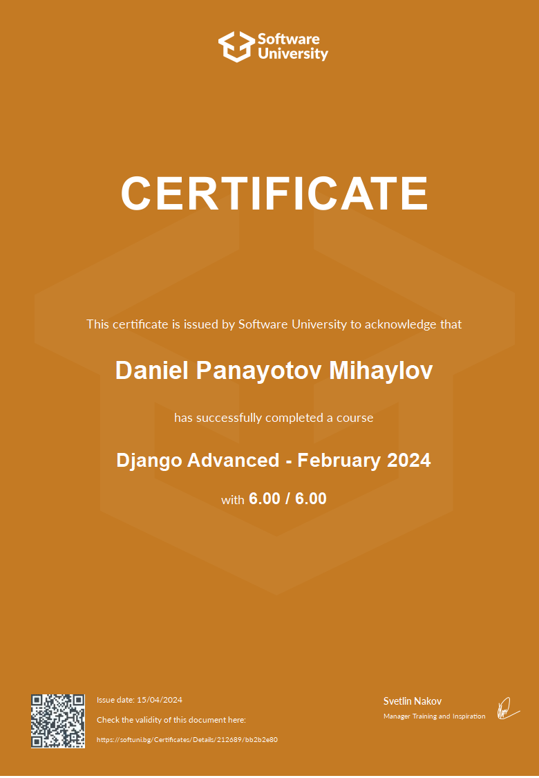 Django Advanced