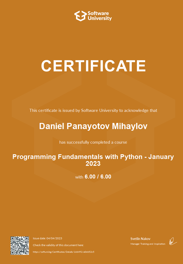 Python Fundamentals