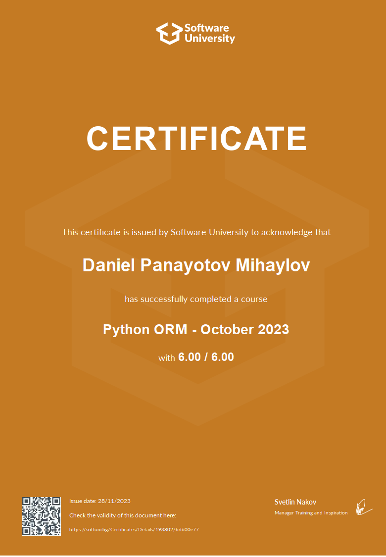Python ORM
